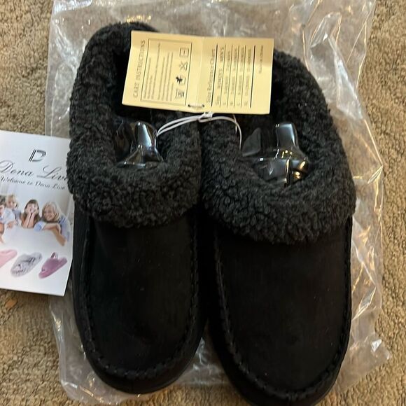 DENA Lives Men's Memory Foam Slippers,Gray, Size xl 13-14 - Picture 1 of 5